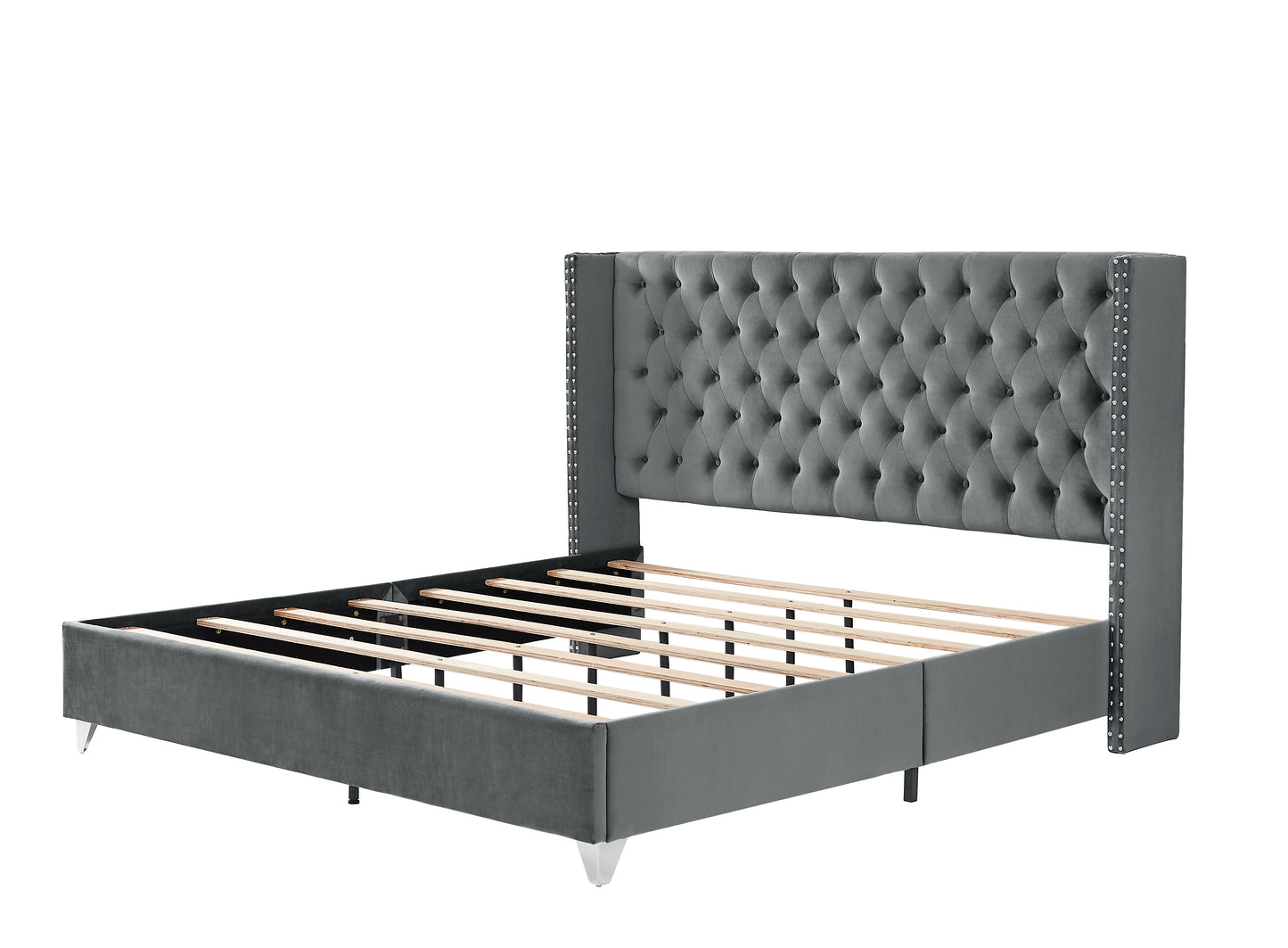 Bendy 3PC Bed Set Gray