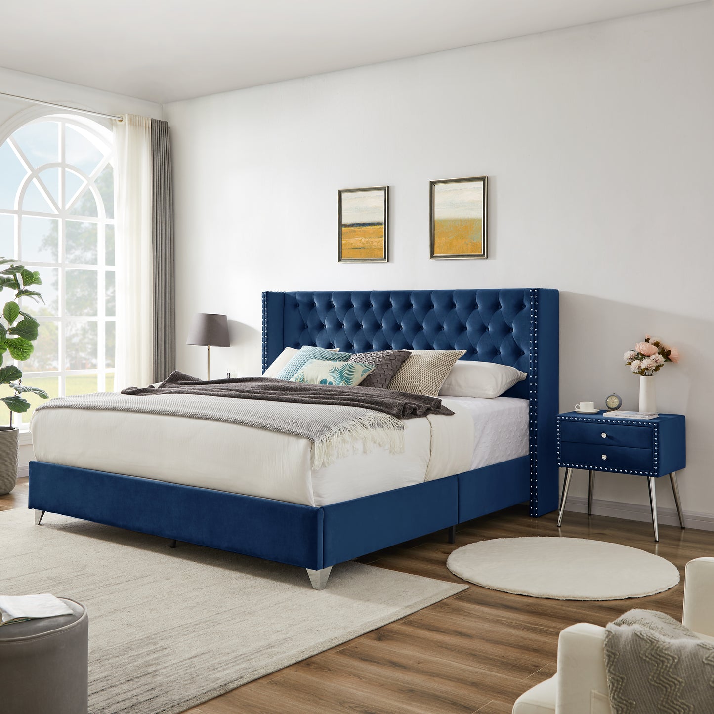 Bendy 3PC Bed Set Blue