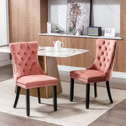 Nikki Velvet Dining Chairs Set of 2