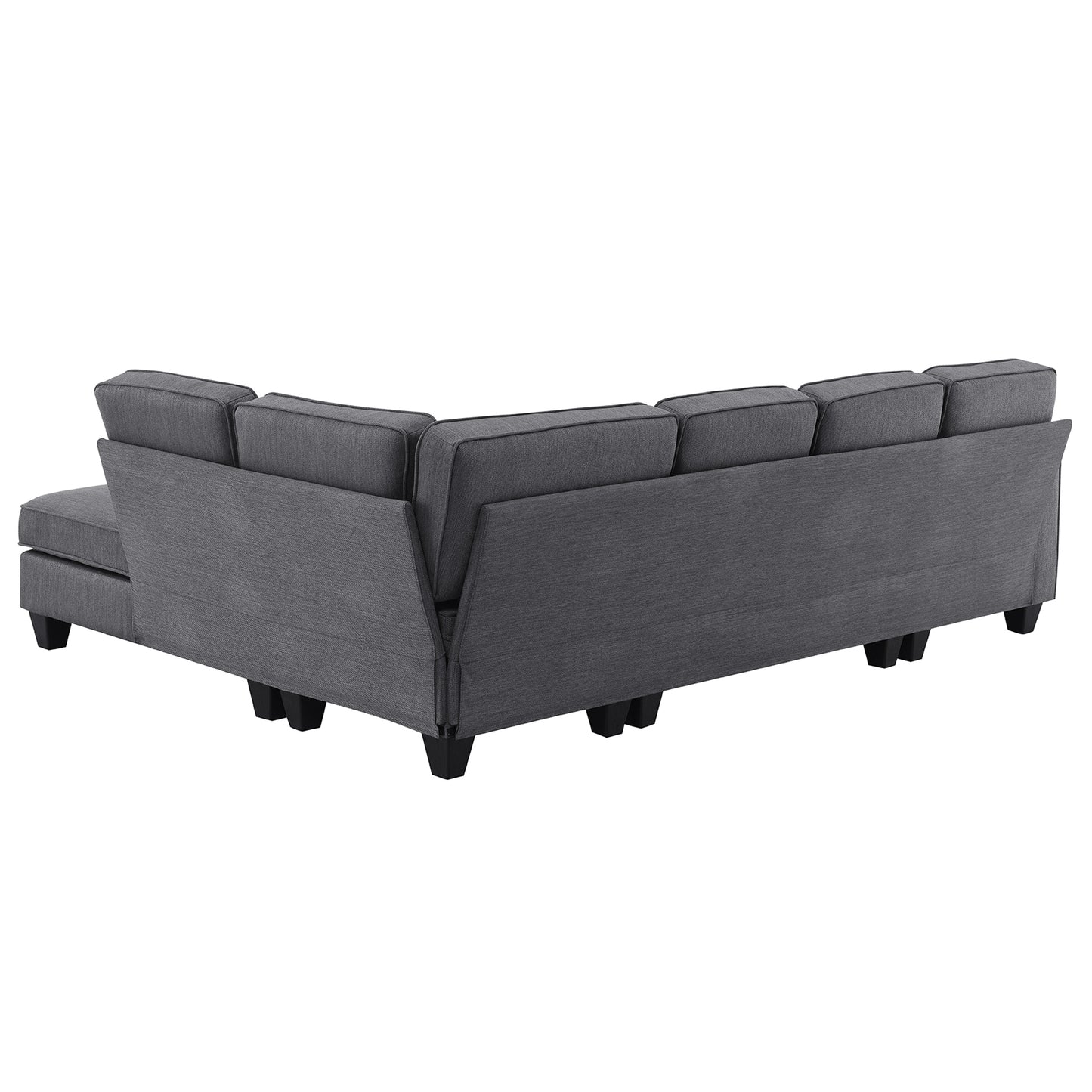 Presto L-shaped Sectional Sofa - Grey