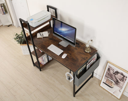 Fowan Computer Desk w/Bookshelf