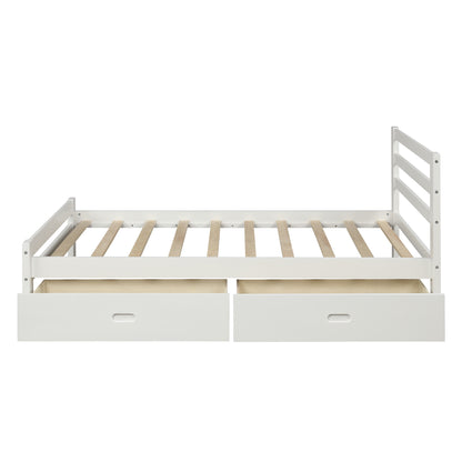 Full Bed with Drawers