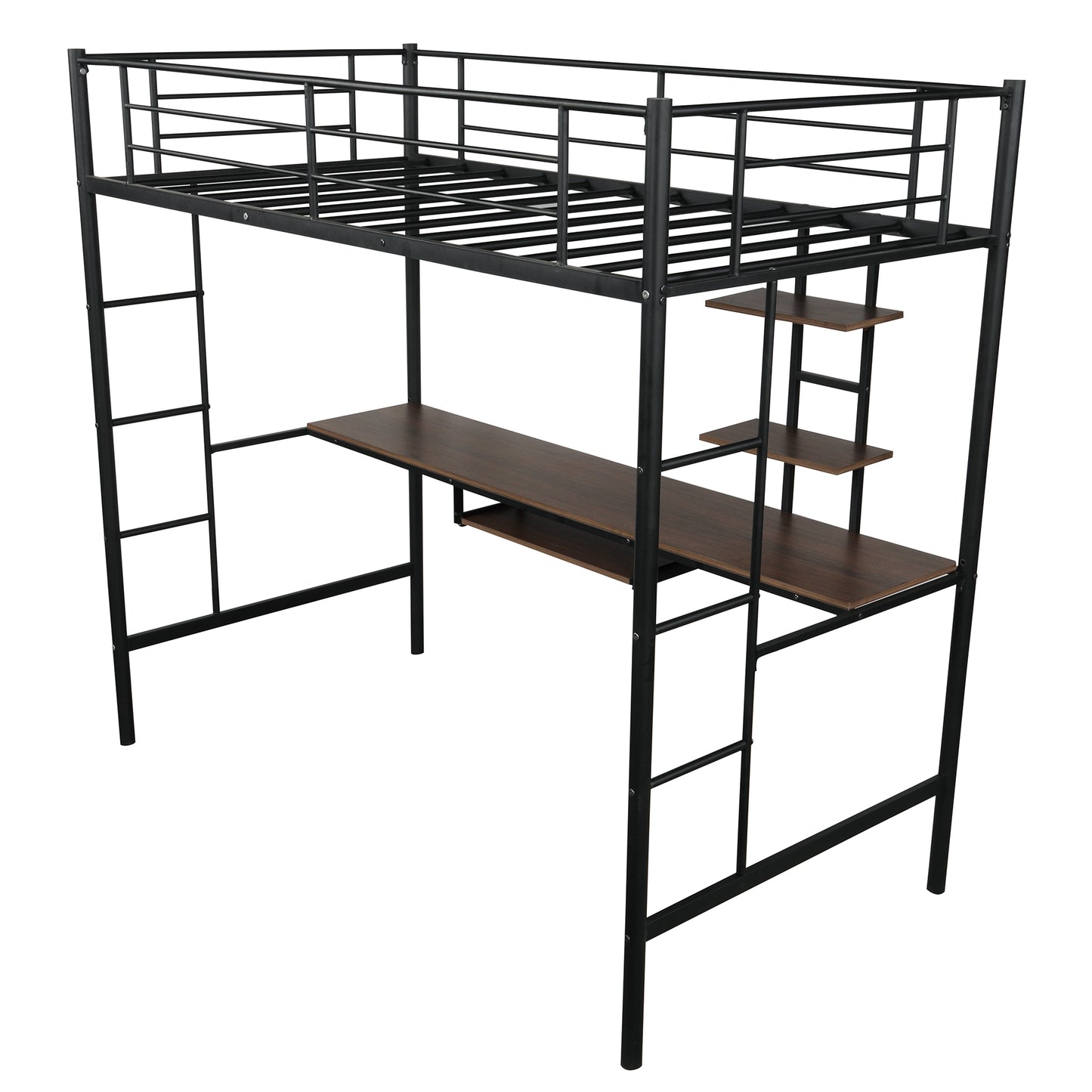 Wiim Twin Loft Bed w/ Desk & Shelf