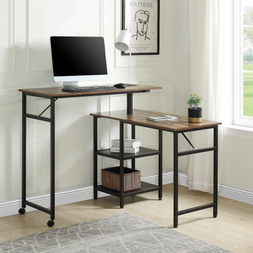L-Shaped Rotating Standing Desk