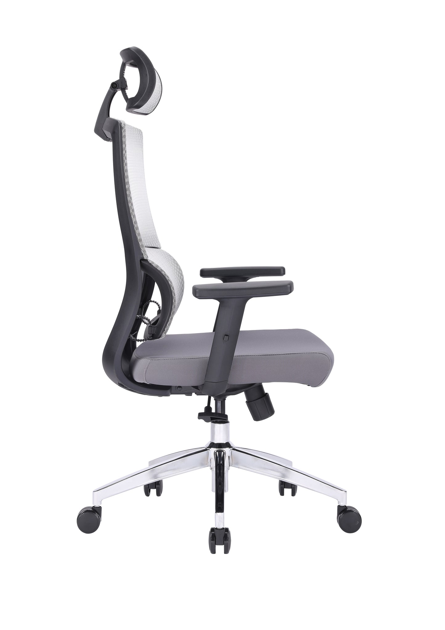 Ergonomic Grey Mesh Chair