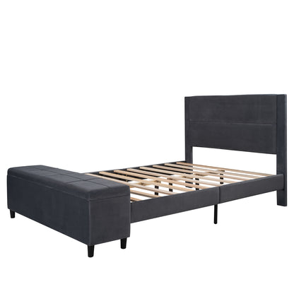 Luci Upholstered Queen Bed w/Storage
