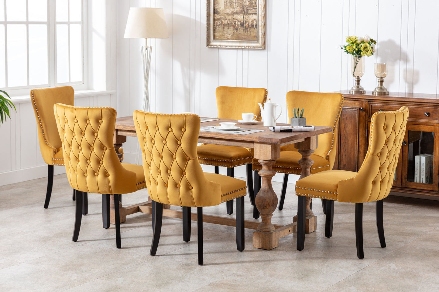 Cindy Velvet Dining Chairs Set of 2