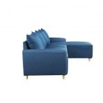 Marcin L-Shaped Sectional Sofa Blue