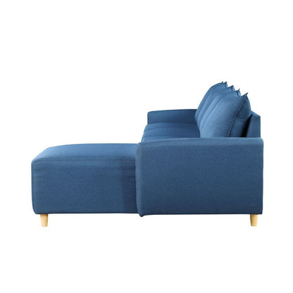 Marcin L-Shaped Sectional Sofa Blue