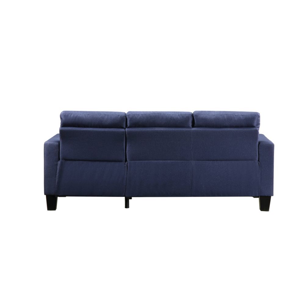 Earsom Sofa w/Ottoman Blue