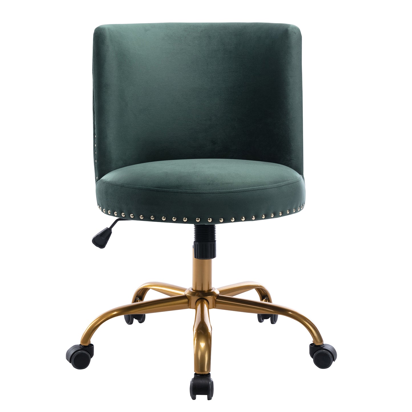 Modern Velvet Home Office Chair Green