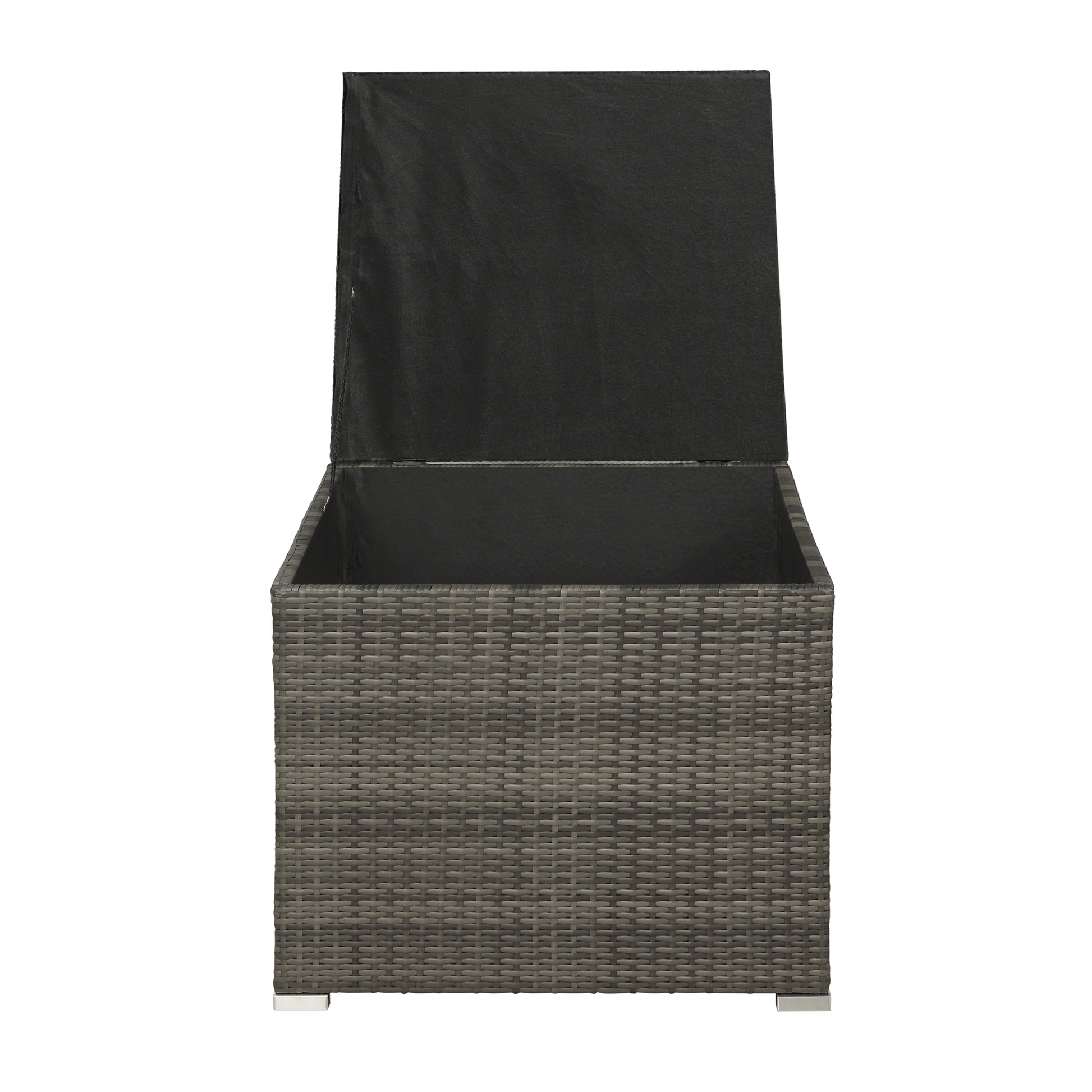 4PC Outdoor Sectional Sofa Set w/Storage Beige