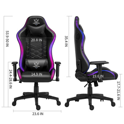 Gaming Chair w/Bluetooth Black