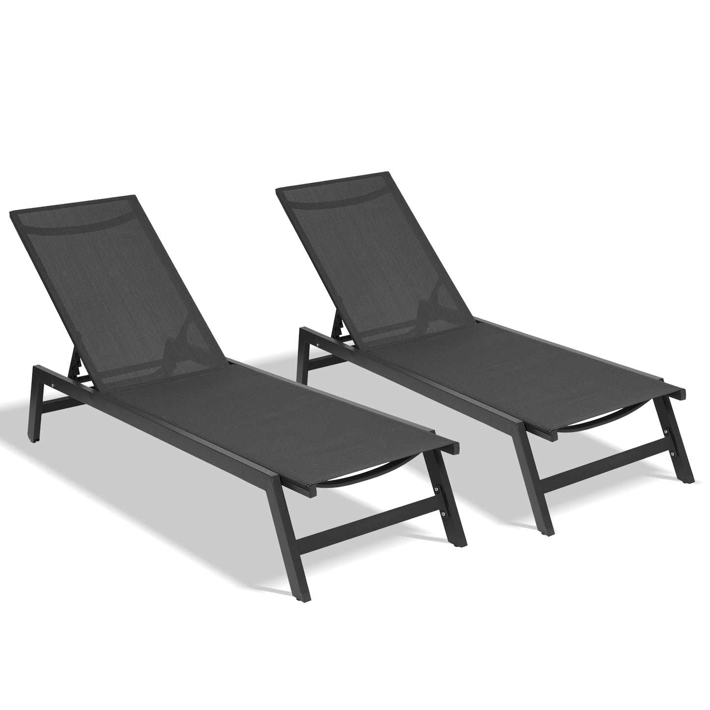 Chaise Lounge Chairs Set of 2 Default Title