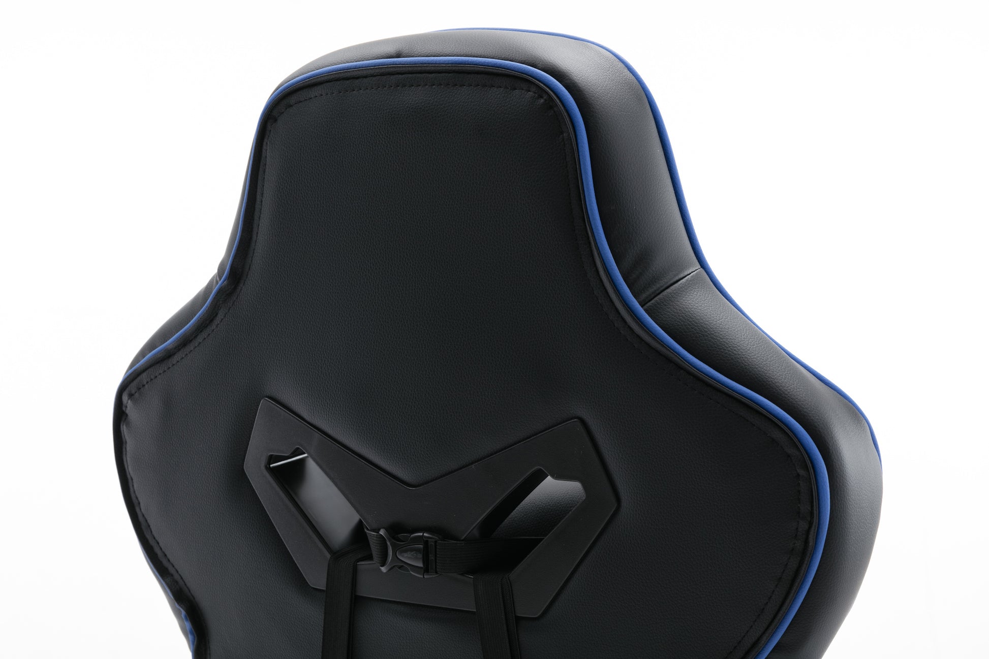 Ergonomic Gaming Chair w/Footrest Blue
