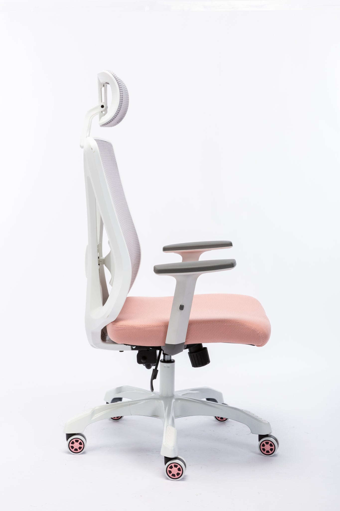 Ergonomic Mesh Chair w/ Headrest Pink