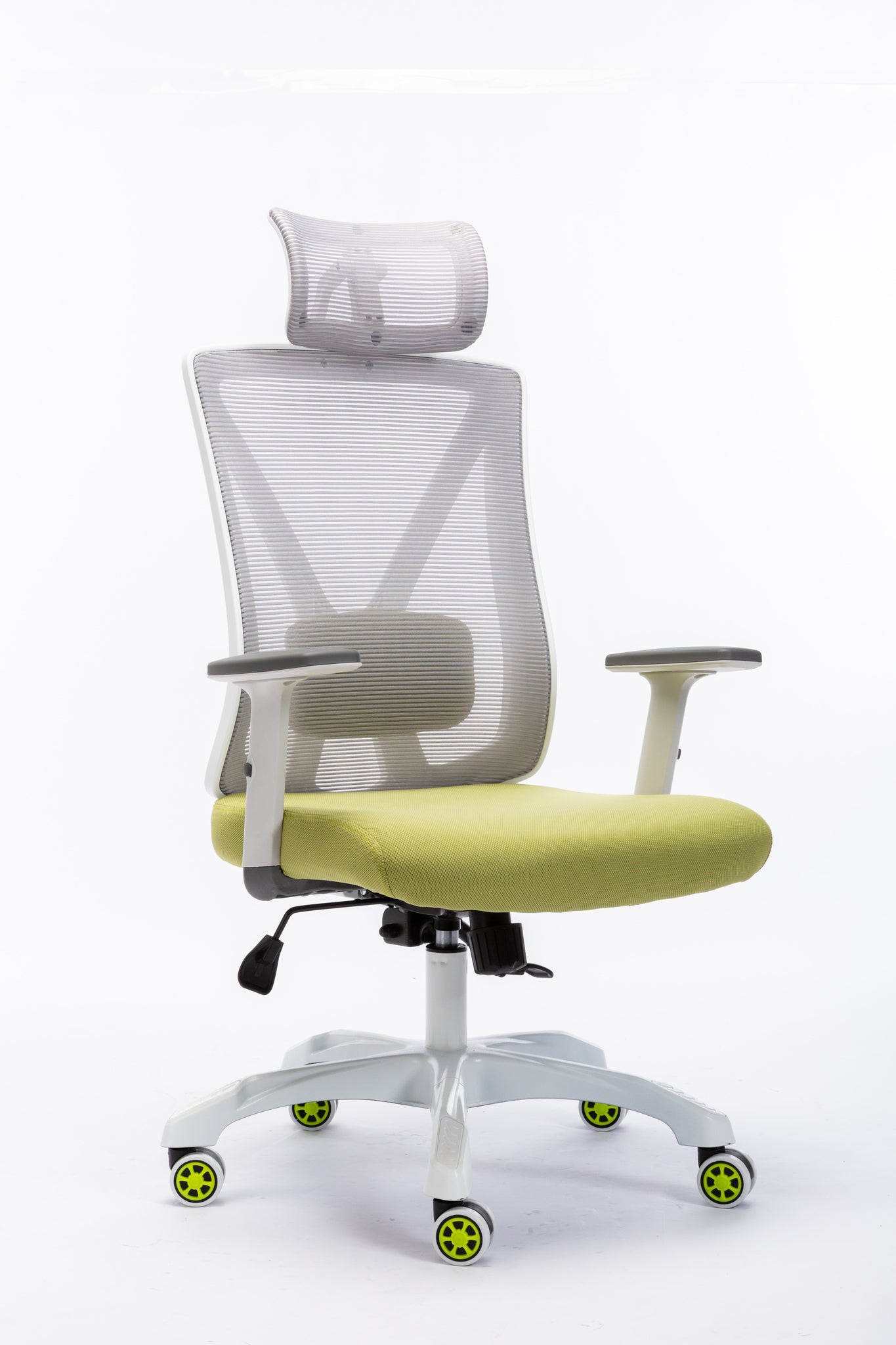 Ergonomic Mesh Chair w/ Headrest Green