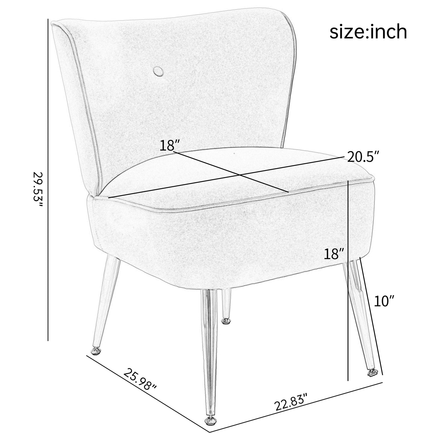 Shanta Velvet Accent Chair Fuchsia