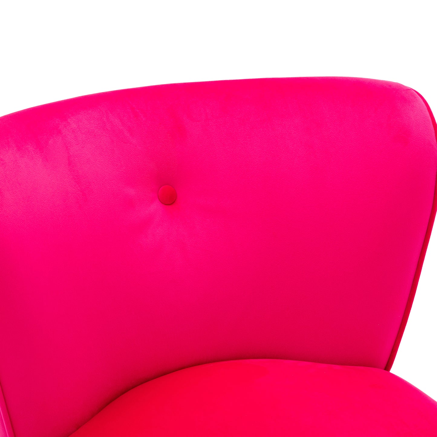 Shanta Velvet Accent Chair Fuchsia